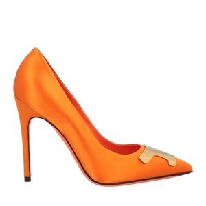 Elegant Orange Stiletto Heels